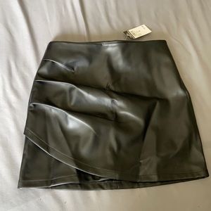 Black Leather Skirt